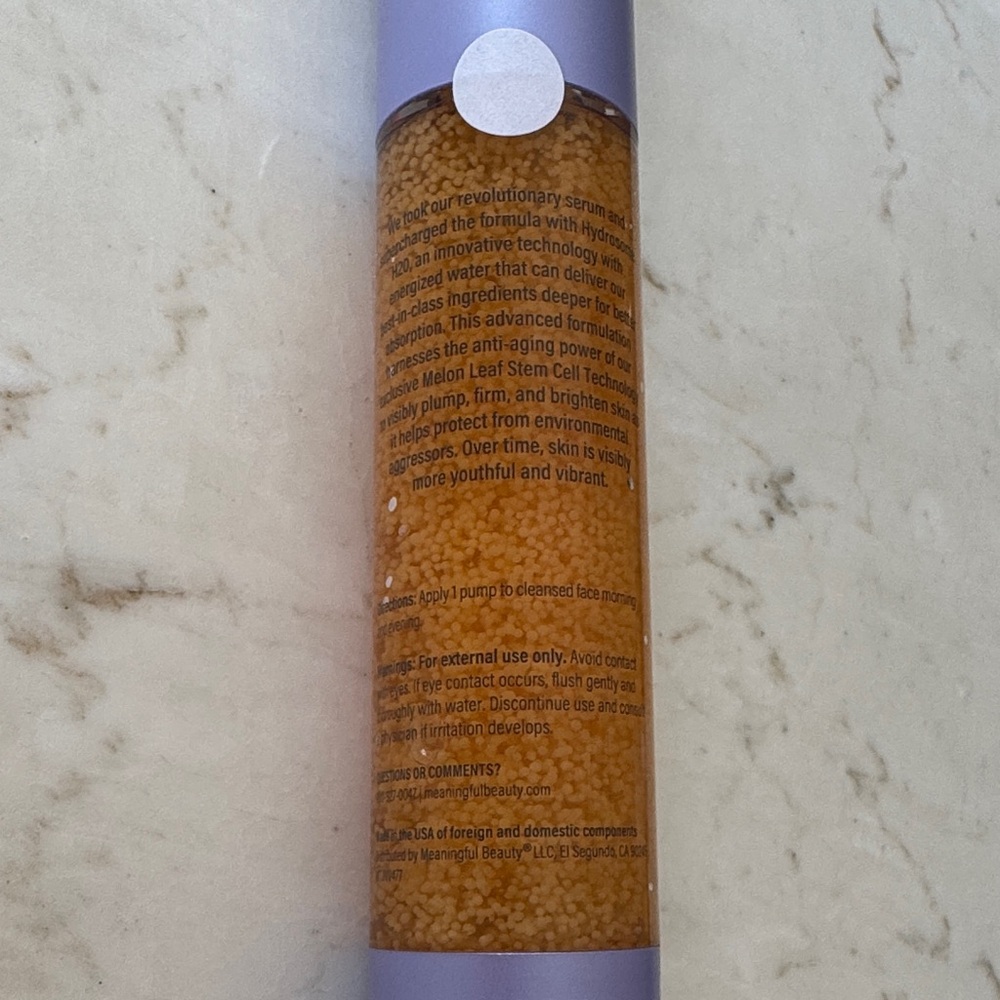 Meaningful Beauty Melon Serum in Orange and Lavender Pump - Picture 3 of 3